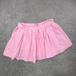 Sugar Thrillz Dolls Kill Pink Pleated Mini Skirt 1X Plus Size New Fairy Whimsy
